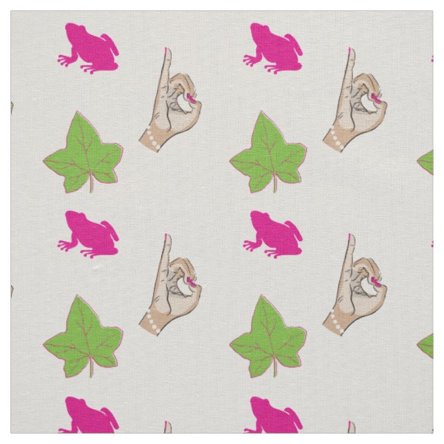 tecido rosa e verde da Sorority Life (Modelo)