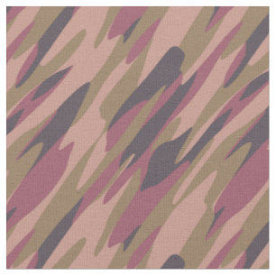 Tecido rosa, rosa, grená e camuflagem oliva claro