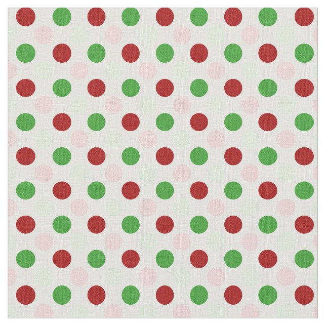 Tecido rosa vermelha verde bonito das bolinhas (Detalhe)