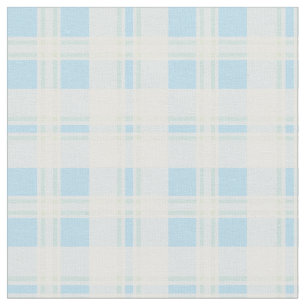 Tecido rosado bonito do Posy da xadrez azul,