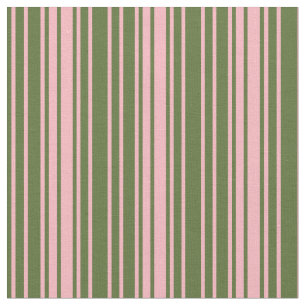 Tecido Rosas claro e verde-oliva escuro