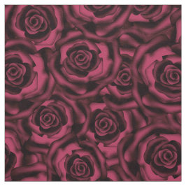 Tecido Rosas de Borgonha