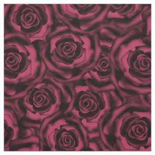 Tecido Rosas de Borgonha