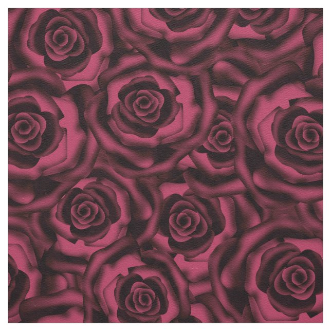 Tecido Rosas de Borgonha (Modelo)