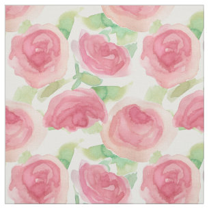 Tecido Rosas Repolho Rosa Floral Country Inglês