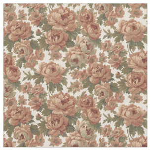 Tecido Rosas Românticos Elegantes De Tapeçaria