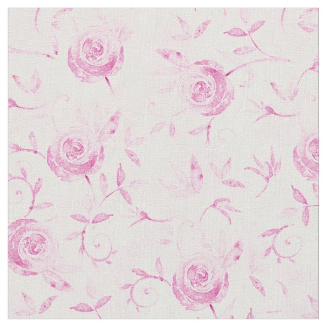 Tecido Rosas Rosa Floral Padrão Shimmer Dourado (Detalhe)
