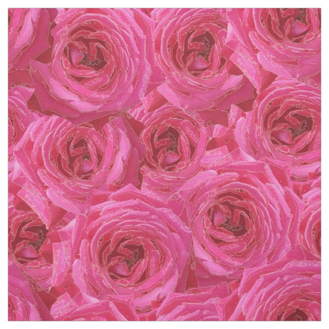Tecido Rosas vermelhas, flores, vermelho, amor (Modelo)