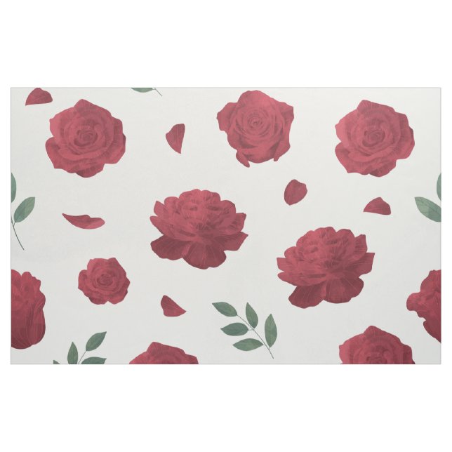 Tecido Rose Pattern Fabric (Fat Quarter)