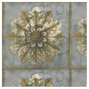 Tecido Rosette de demissão decorativa em Cinza