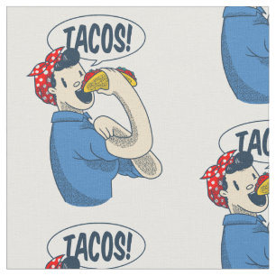 Tecido rosie, o taco cinco de mayo