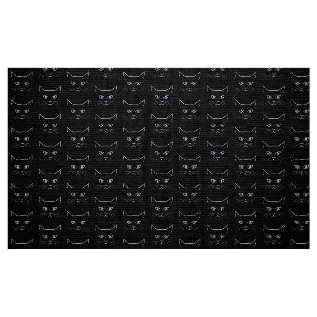 Tecido Rosto de gato (Fat Quarter)