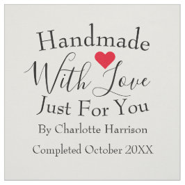 Tecido Rótulos de costura personalizados de inclinação nã