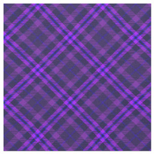 Tecido Roxo de Abstrato de Xadrez de padrão de de vibra