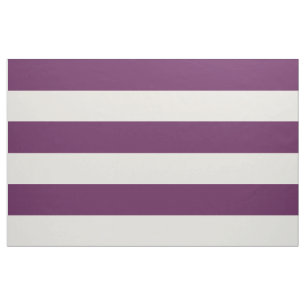 Tecido Roxo de ameixa e Largas de marfim Grande Escala