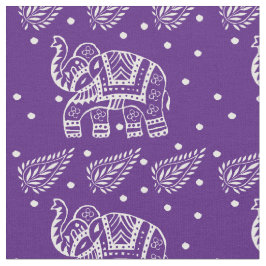 Tecido Roxo do Bloco-impressão do indiano Paisley e do