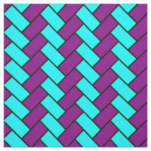 Tecido Roxo e Herringbone do Aqua