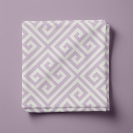 Tecido Roxo Lilás Padrão Chave Grega