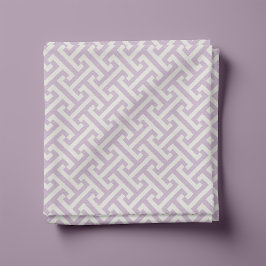 Tecido Roxo Lilás Padrão Chave Grega