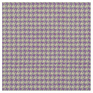 Tecido Roxo, roxo da ameixa, houndstooth