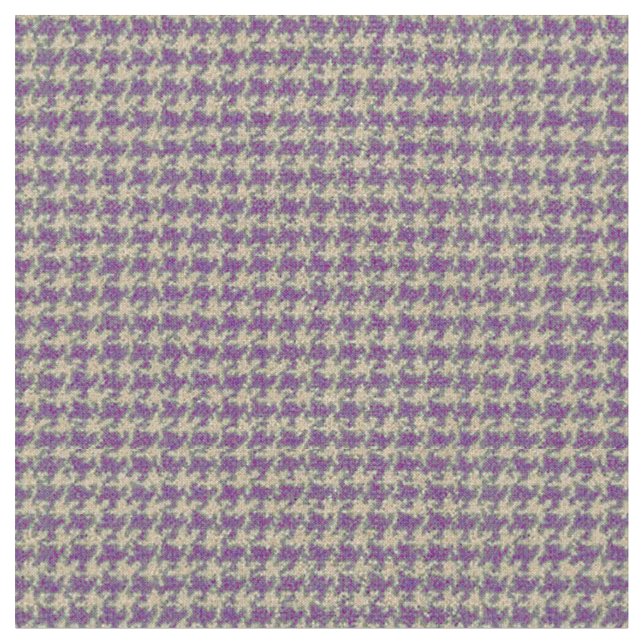 Tecido Roxo, roxo da ameixa, houndstooth (Detalhe)