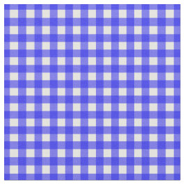 Tecido Royal Blue Checked Gingham para tampas de latas do
