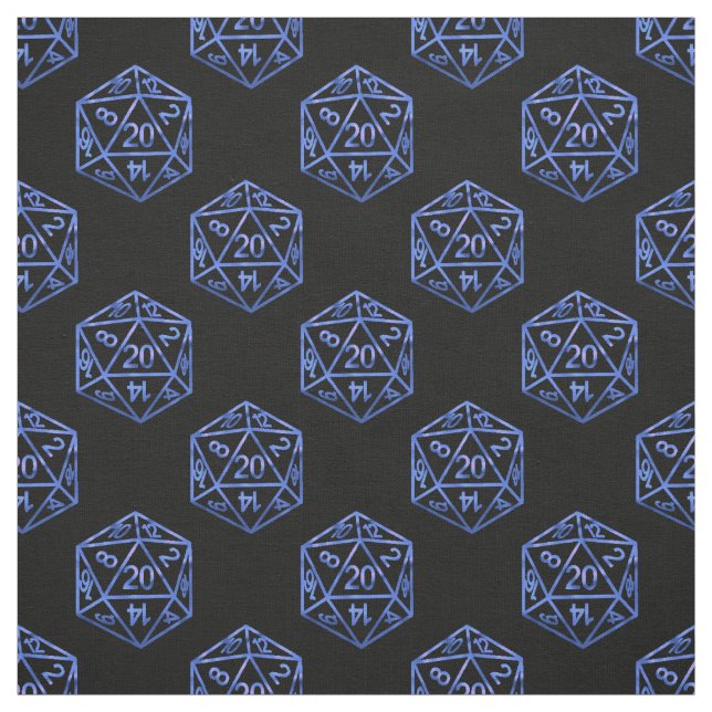 Tecido RPG Dice | Jogador de Função Tabletop da Escola An (Modelo)