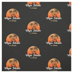 Tecido RUA das Ilhas Virgens dos EUA Thomas USVI Sunset P