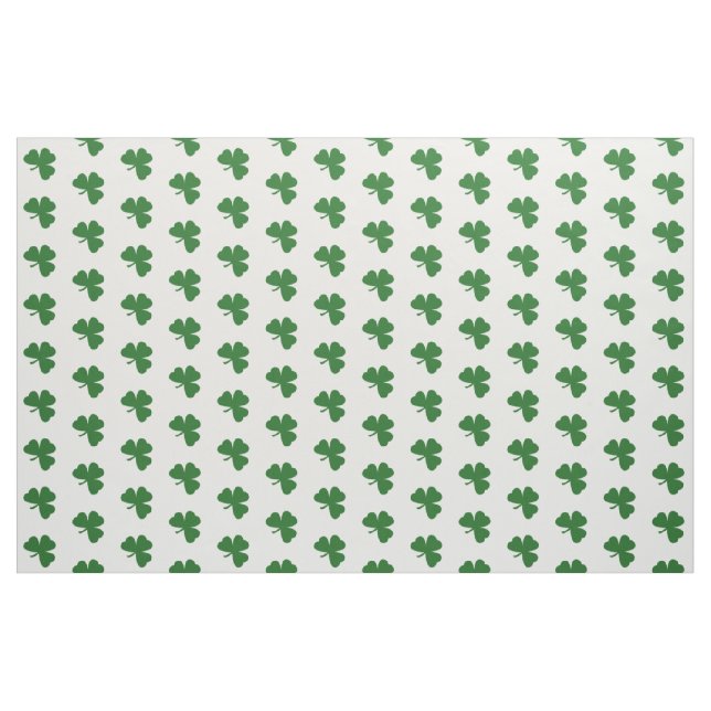 Tecido Rua de padrão de Shamrocks Verdes. Dia de Patrick (Fat Quarter)