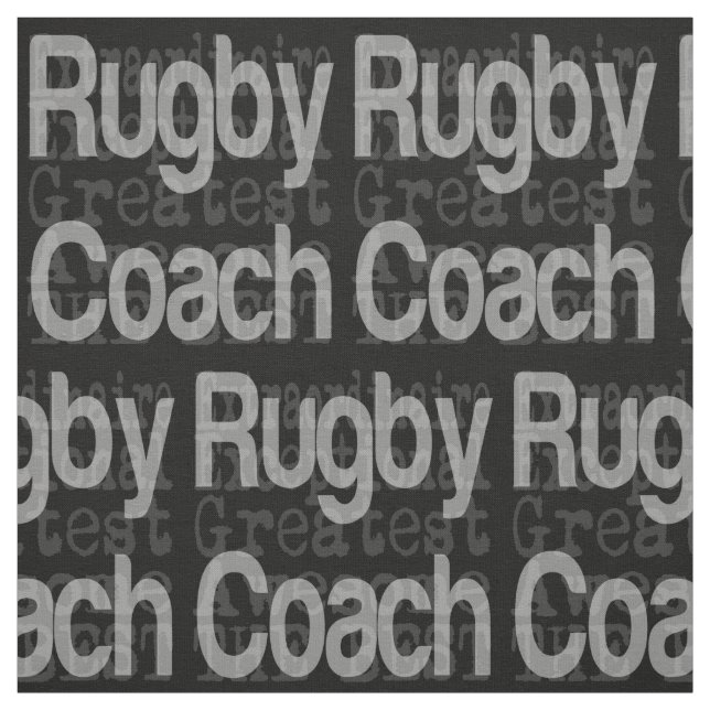Tecido Rugby Coach Extraordinaire (Modelo)