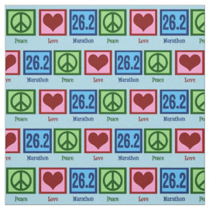 Tecido Runner da Maratona Peace Love 26.2