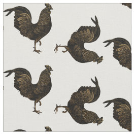 Tecido Rustic Chic Rooster China Ano Novo 2017
