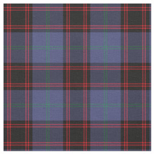 Tecido Rutherford do clã e Tartan Home