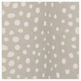 Tecido Safari chic neutro buff beige impressão chita