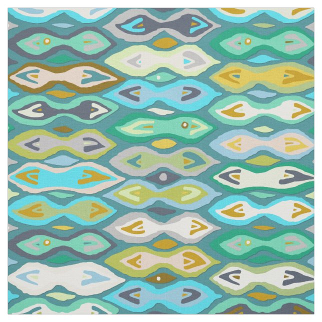 Tecido Sagar ikat (Modelo)