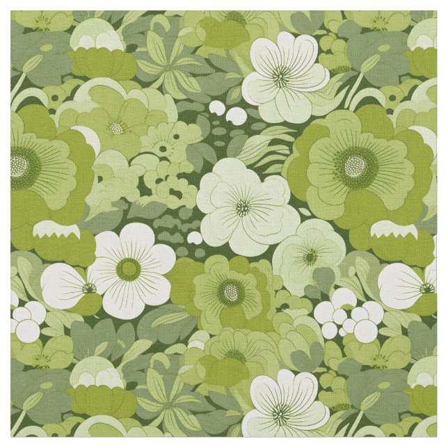 Tecido Sage Green Floral (Detalhe)