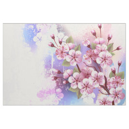 Tecido Sakura rosa no fundo da pintura