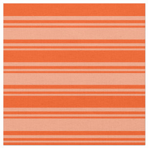 Tecido Salmão Claro e Padrão Corante Vermelho Striped/Lin