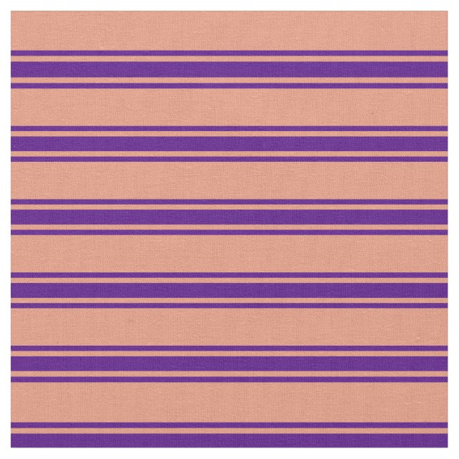 Tecido Salmão Escuro e Padrão Vinculado a Índio (Detalhe)