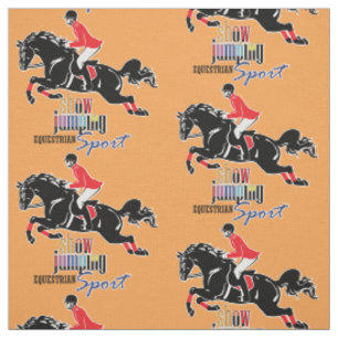 Tecido salto equestre