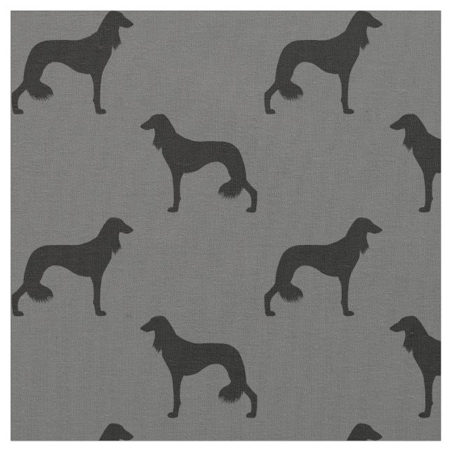Tecido Saluki mostra em silhueta o teste padrão (Detalhe)