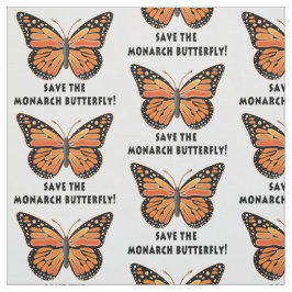 Tecido Salvar a borboleta de monarca