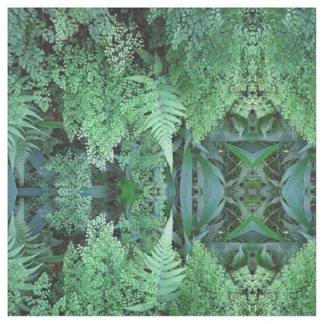 Tecido Samambaias havaianas (Detalhe)