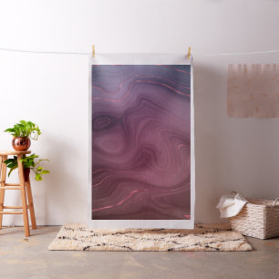 Tecido Sangria Strata   Moody Pink e Purple Luxe Agate