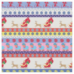 Tecido Santa Claus dorigh