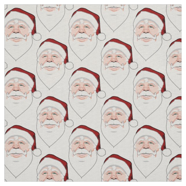 Tecido Santa Clause Papais noeis Tecidos de Natal  (Modelo)