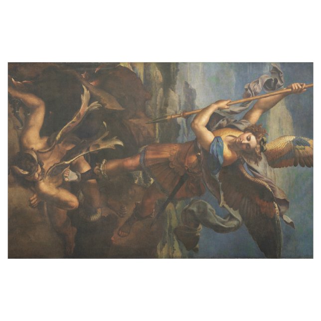 Tecido Santo Michael Vanquishing Satã (Jarda)