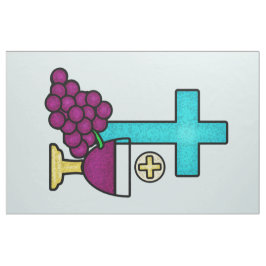 Tecido Santo Pão da Comunhão Cross Chalice