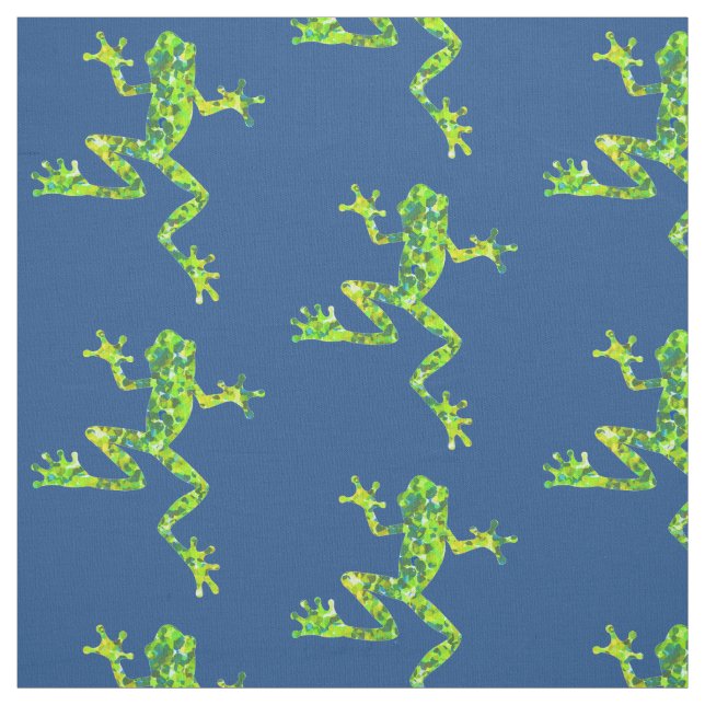 Tecido Sapo de árvore na escalada (Modelo)