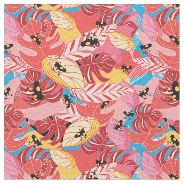 Tecido Sapos da selva (Detalhe)